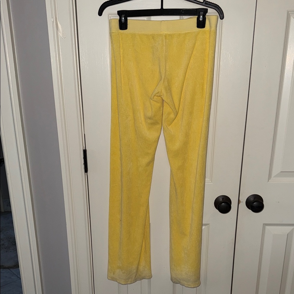 Yellow terry cloth Juicy Couture Tracksuit set - Picture 9 of 9